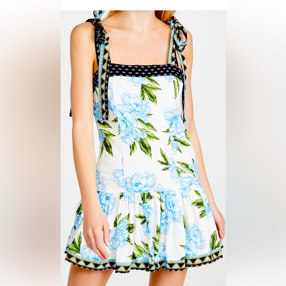 Agua Bandita Joaquina Viola Mini Dress - Size M - Lightly Worn (Good Condition)